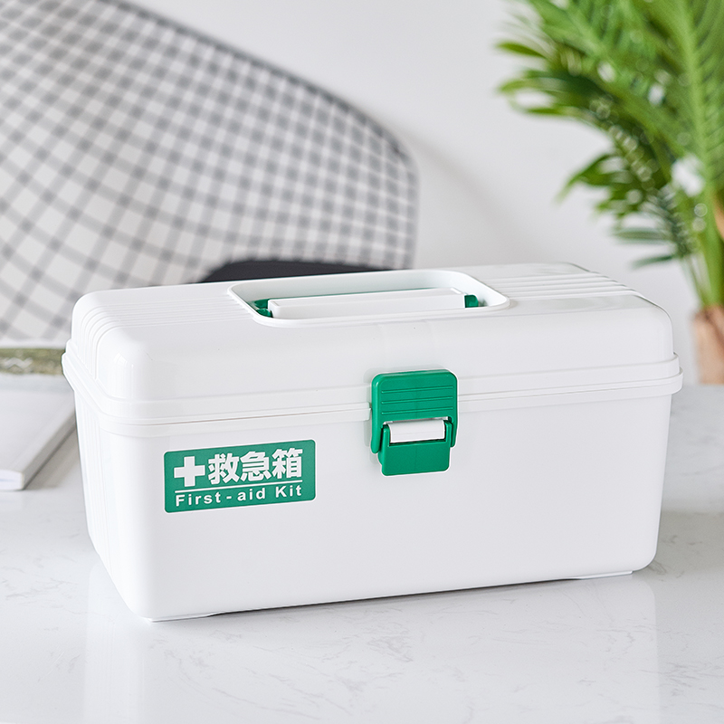 fudogiken日本便携手提式药箱  户外急救箱   药盒 小号